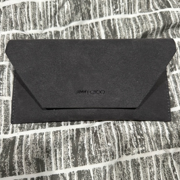 Jimmy Choo Sunglasses case with cleaning cloth - Picture 1 of 5